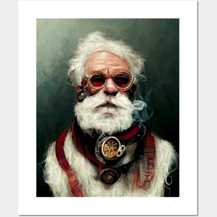 Steampunk Santa Posters and Art